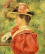 Girl with Glove (Auguste Renoir) - Muzeo.com