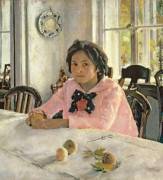 Girl with Peaches (Valentin Serov) - Muzeo.com