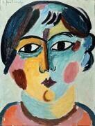 Girl's Head (Alexej von Jawlensky) - Muzeo.com