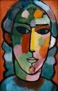 Girl's Head (Alexej von Jawlensky) - Muzeo.com