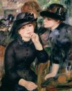 Young Girls in Black (Auguste Renoir) - Muzeo.com