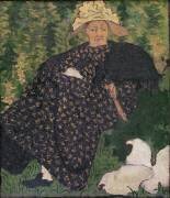 Grandmother with Chickens (Pierre Bonnard) - Muzeo.com