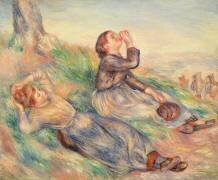 Grape Gatherers Resting (Auguste Renoir) - Muzeo.com