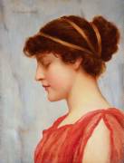 Grecian Reverie (John William Godward) - Muzeo.com