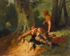 Guerrier gaulois et sa compagne (Evariste Vital Luminais) - Muzeo.com