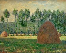 Haystacks near Giverny (Claude Monet) - Muzeo.com
