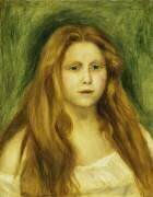 Head of Girl (Auguste Renoir) - Muzeo.com