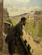 Homme au balcon (Gustave Caillebotte) - Muzeo.com