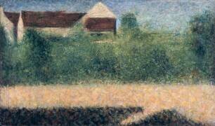 Houses and Gardens (Georges Seurat) - Muzeo.com