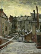 Houses Seen from the Back (Vincent van Gogh) - Muzeo.com