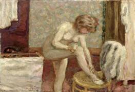 In the Washroom (Pierre Bonnard) - Muzeo.com