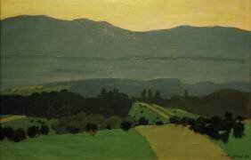 Jura landscape. Romanel (Félix Vallotton) - Muzeo.com