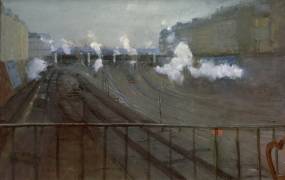 La Gare Saint-Lazare (Paul César Helleu) - Muzeo.com