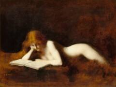 La liseuse (Jean-Jacques Henner) - Muzeo.com