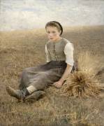 La Petite glaneuse (Hugo Fredrick Salmson) - Muzeo.com