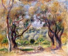 Landscape at Cagnes (Auguste Renoir) - Muzeo.com
