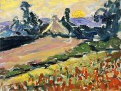 Landscape at Sunset (Henri-Edmond Cross) - Muzeo.com