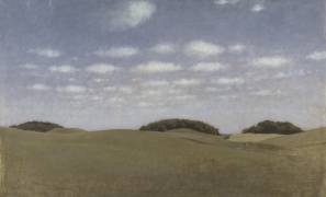 Landscape from Lejre (Vilhelm Hammershoi) - Muzeo.com
