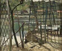 Landscape from Meudon (Hjalmer Eilif Emanuel...) - Muzeo.com