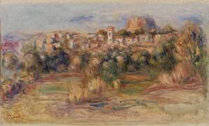 Landscape, La Gaude (Auguste Renoir) - Muzeo.com