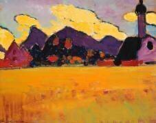 Landscape near Murnau (Alexej von Jawlensky) - Muzeo.com