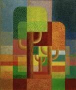 Landscape, Trees (Heinrich Hoerle) - Muzeo.com