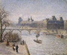 Le Louvre (Camille Pissarro) - Muzeo.com