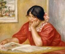 Leontine Reading (Auguste Renoir) - Muzeo.com