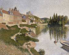 Les Andelys, la berge (Paul Signac) - Muzeo.com