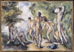 Les baigneurs (Paul Cézanne) - Muzeo.com
