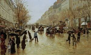 The Grand Boulevards (Jean Béraud) - Muzeo.com