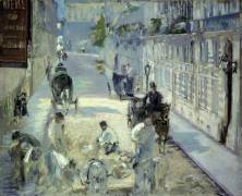 Les paveurs Rue Mosnier (Edouard Manet) - Muzeo.com