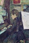 Mademoiselle Dihau (Henri de Toulouse-Lautrec) - Muzeo.com