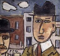 Man with Hat (Joaquin Torres-Garcia) - Muzeo.com
