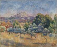 Mount of Sainte-Victoire (Auguste Renoir) - Muzeo.com