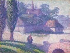 Mydlow Village (Robert Polhill Bevan) - Muzeo.com