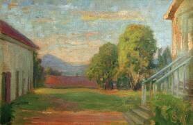 Norditalienische Villa (Peder Severin Kröyer) - Muzeo.com