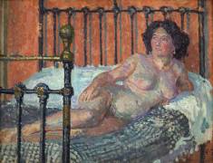 Nude on Bed (Spencer Frederick Gore) - Muzeo.com