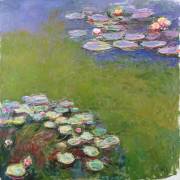 Nympheas, harmonie bleue. (Claude Monet) - Muzeo.com