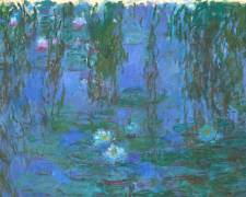 Nymphéas bleus (Claude Monet) - Muzeo.com