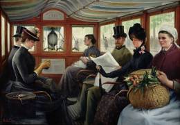 On the Omnibus (Maurice Delondre) - Muzeo.com