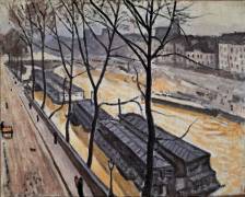 Paris en hiver (Quai de Bourbon) (Albert Marquet) - Muzeo.com