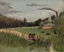Park with Figures (Henri Rousseau) - Muzeo.com