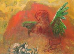 Pegasus Triumphant (Odilon Redon) - Muzeo.com