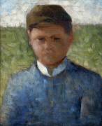 Petit paysan en bleu ou le jockey (Georges Seurat) - Muzeo.com