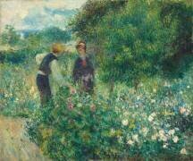Picking Flowers (Auguste Renoir) - Muzeo.com