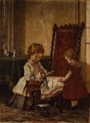 Playing Field Hospital (William Morris Hunt) - Muzeo.com