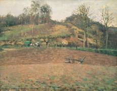 Ploughland (Camille Pissarro) - Muzeo.com