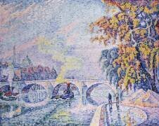 Pont Royal, Autumn (Paul Signac) - Muzeo.com