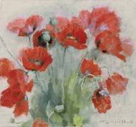 Poppies (Hélène Schjerfbeck) - Muzeo.com